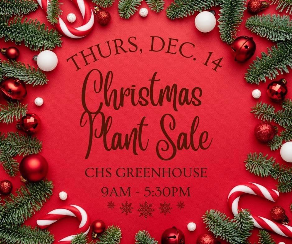 FFA Plant Sale - Thursday 12/14/23