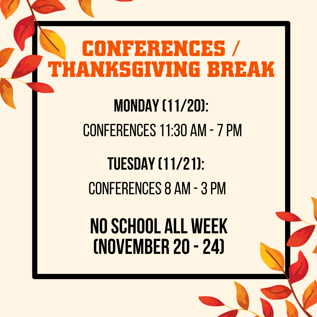 Thanksgiving Break Info
